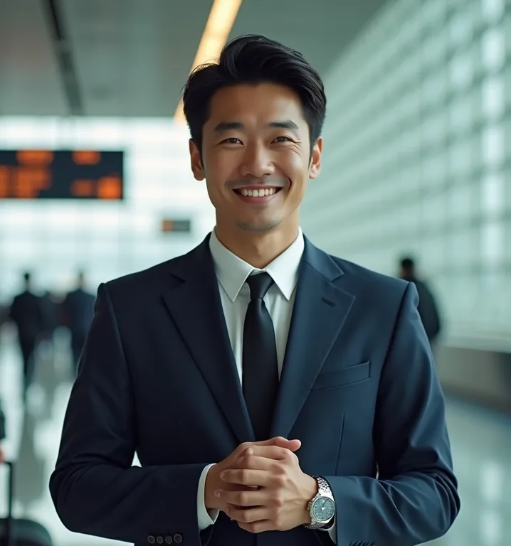 Conductor at Airport