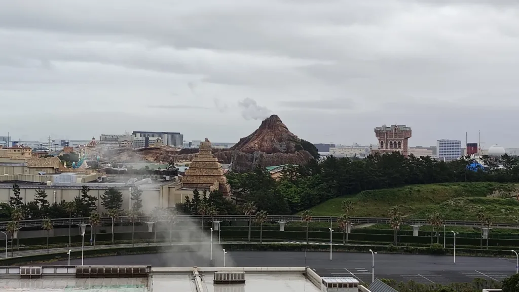 ディズニーオフィシャルホテルから見たディズニーシー