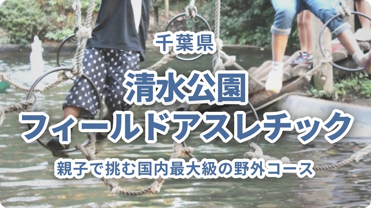 清水公園フィールドアスレチック｜子連れ週末お出かけ完全ガイド【千葉・野田市】