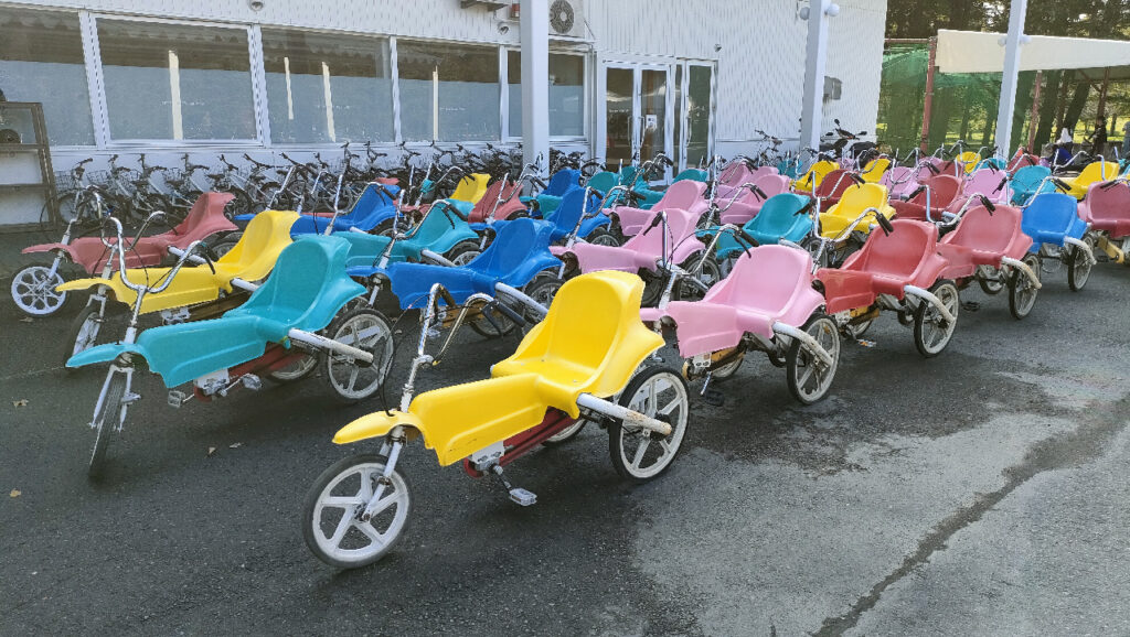 ノーザンホースパークのかるがもサイクル