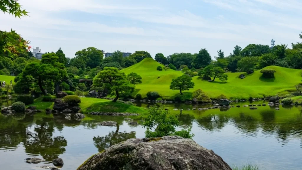 水前寺成趣園の富士
