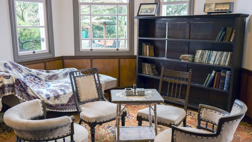 グラバー園の旧ウォーカー住宅の展示物