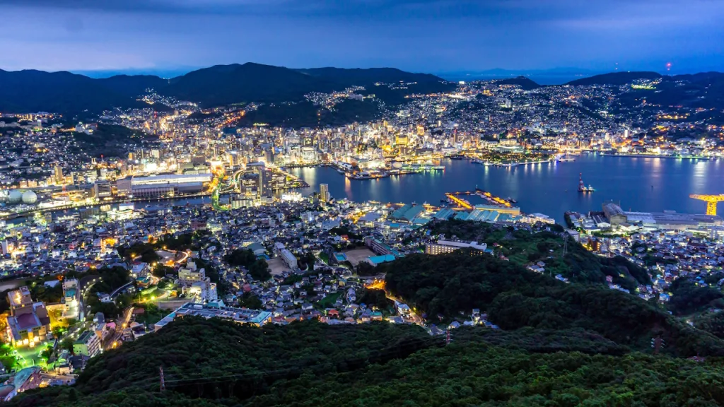 稲佐山から見た長崎の夜景