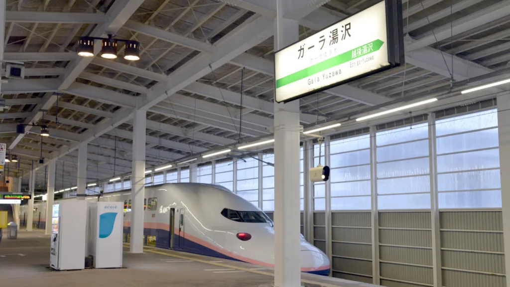 ガーラ湯沢駅のプラットホーム