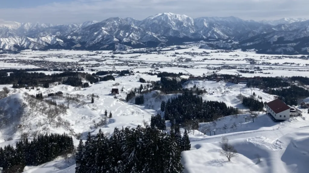 上越国際スキー場からの眺め