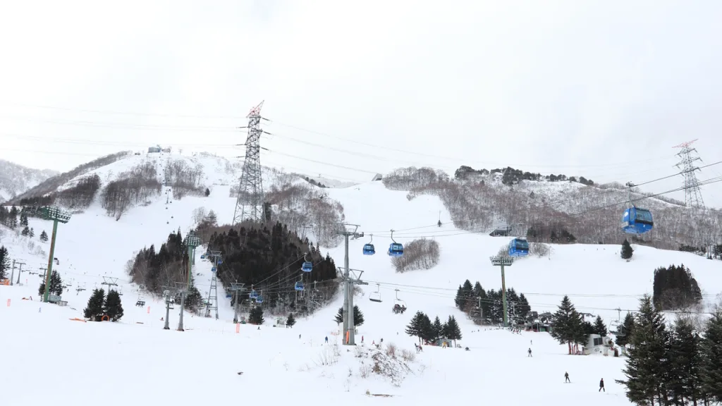 苗場スキー場のリフトとゴンドラ