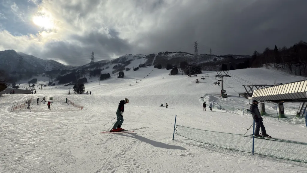 苗場スキー場のリフト乗り場