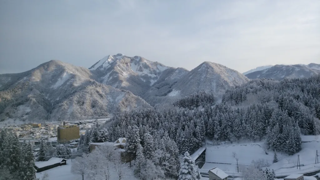 NASPAスキーガーデンからの眺め