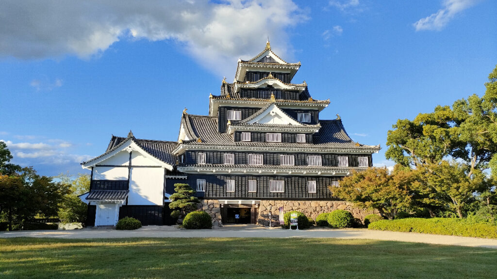 岡山城の正面