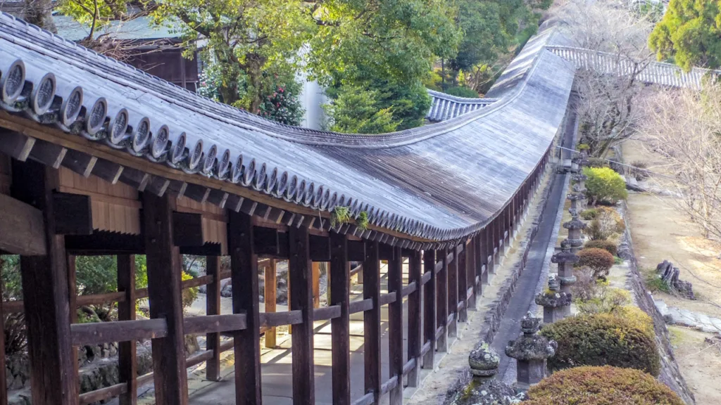 吉備津神社の360mの廻廊