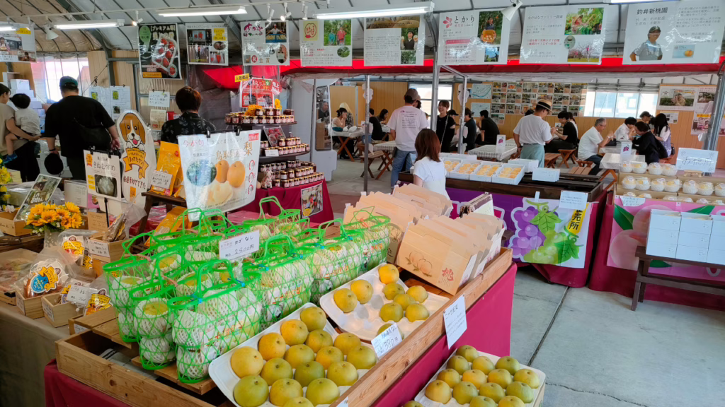 美作農園の直売所