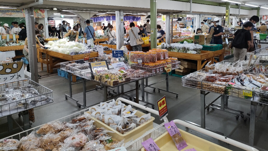 岡山市サウスビレッジの直売所ロードサイドマーケット