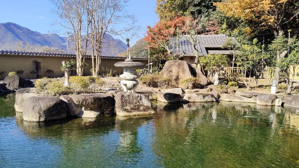 和気鵜飼谷温泉の日本庭園