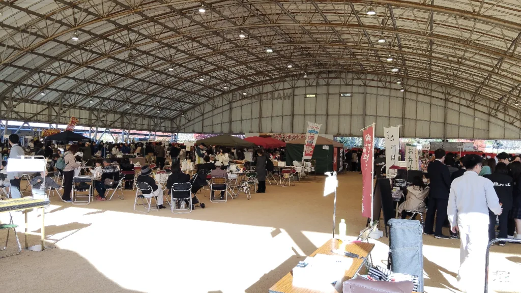 わけまろパークにある和気ドーム