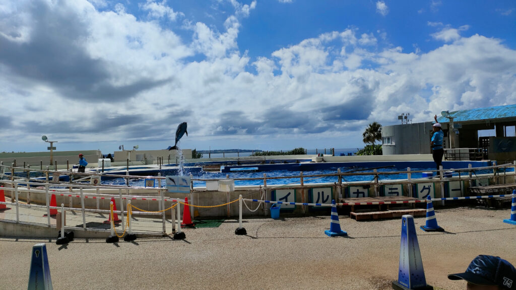 沖縄 美ら海水族館のオキちゃん劇場