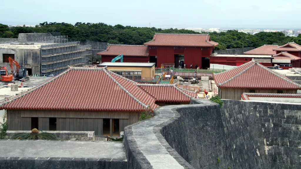 再建が進む首里城