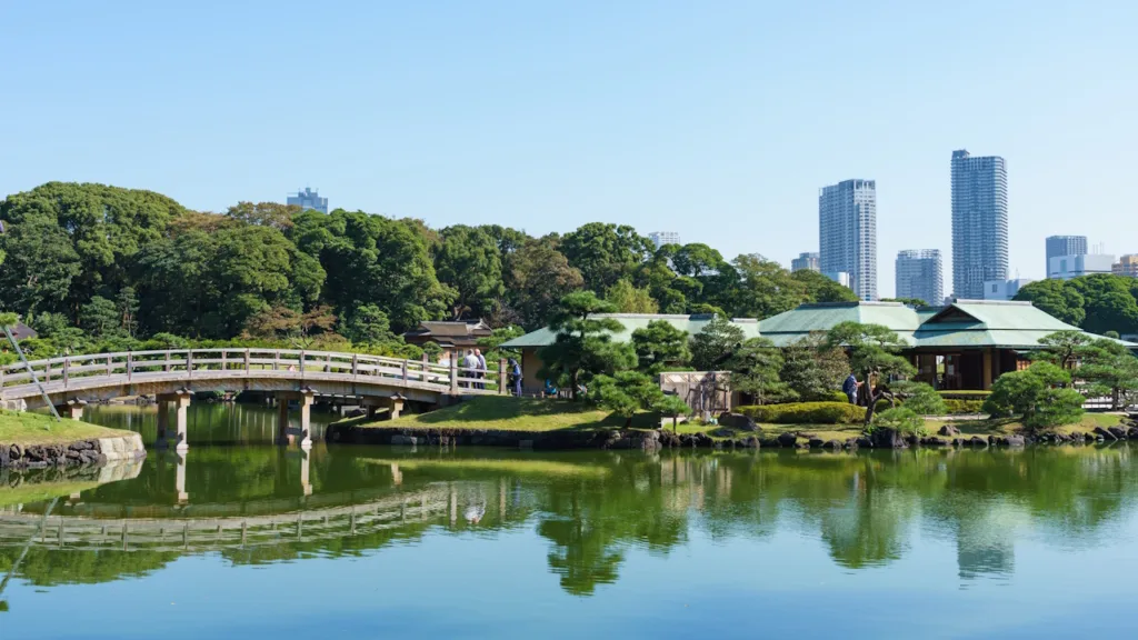 浜離宮恩賜庭園の中島の御茶屋