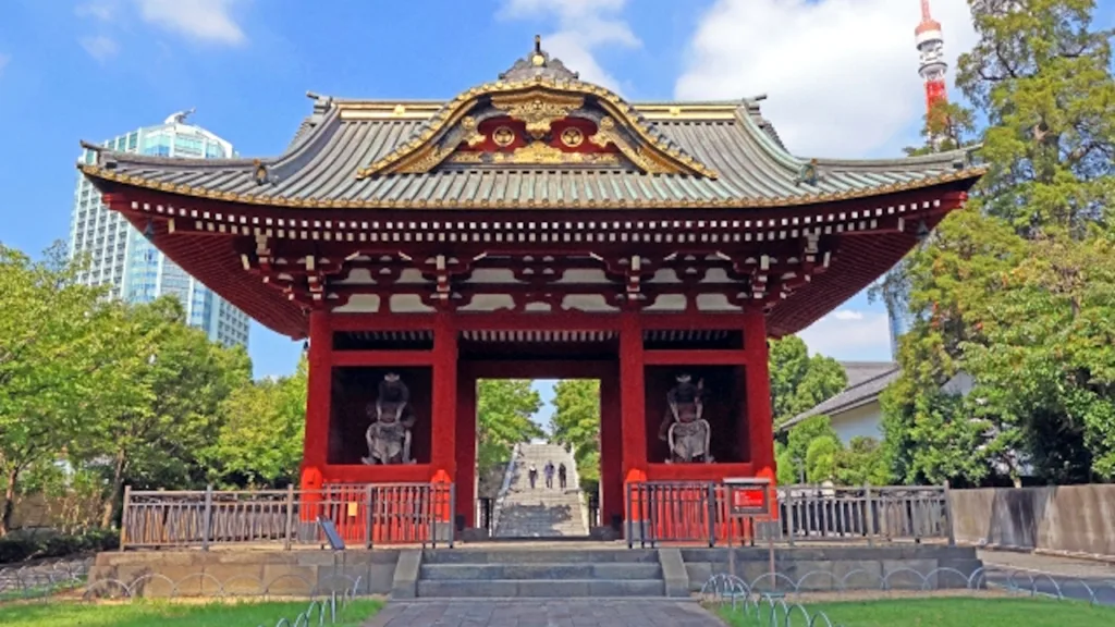 増上寺の旧台徳院霊廟惣門