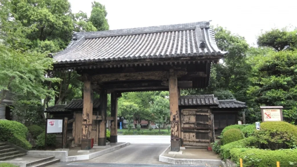 増上寺の黒門(旧方丈門)