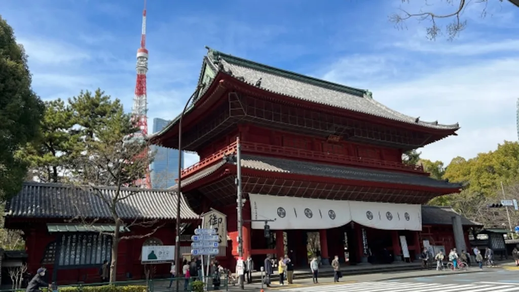 増上寺の三解脱門